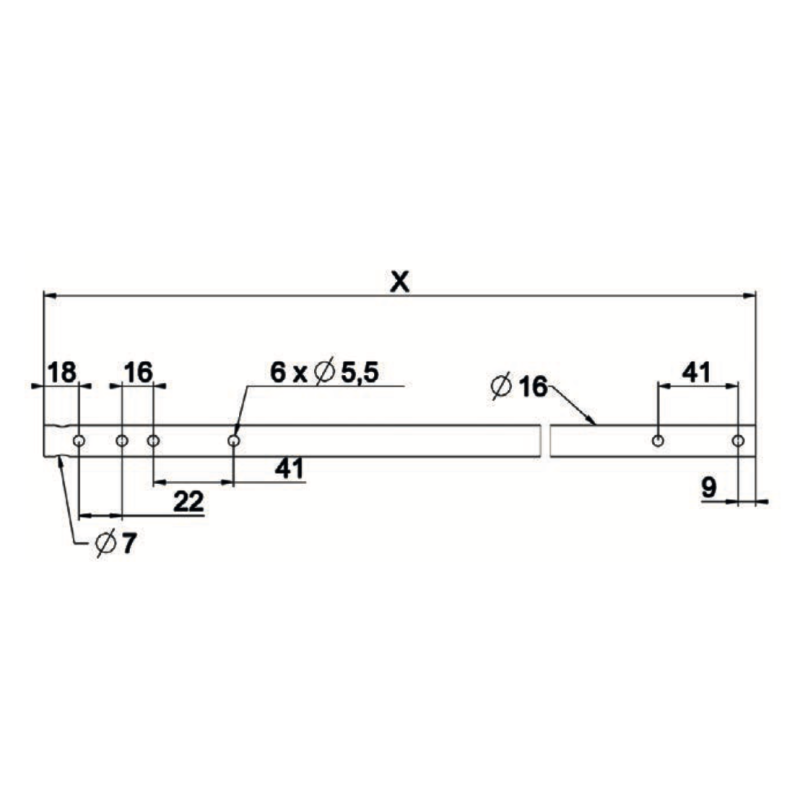 AXE COMPENSATEUR DIA X.1045 POLYVALENT
