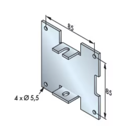 PLAQUE 100x100 IMBAC T5