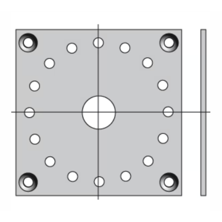 PLAQUE 100x100 T5 CSI/DMI