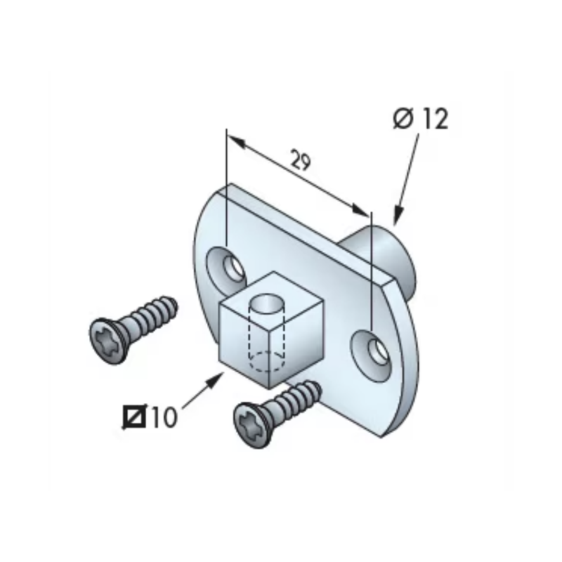 KIT FIXATION NT3.5 C10 + VIS