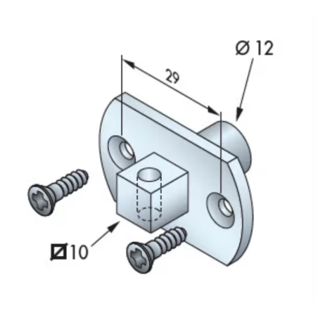 KIT FIXATION NT3.5 C10 + VIS