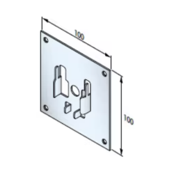 PLAQUE 100x100 POUR...