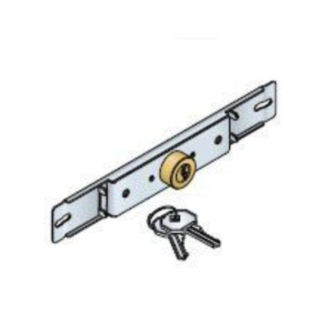 SERRURE À CYLINDRE LAME FINALE