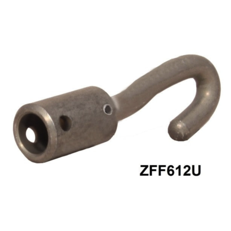 MANCHON À CROCHET ZINGUÉ