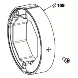 BAGUE VERROU OCTO70 PORTE GARAGE + FEUTRINE
