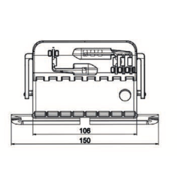 VERROU CLICKSUR 1 MAILLON TUBE ZF ET DIVERS + FIL