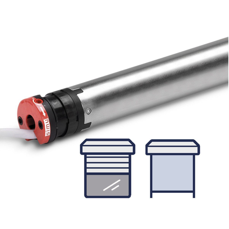 MOTEUR SIMU OCTO40 T3,5 9NM CÂBLE 2,5M BLANC