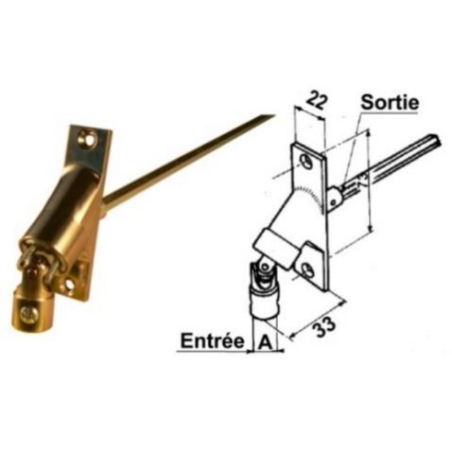 SORTIE DE CAISSON 90° C6 D12