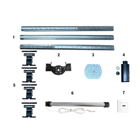 KIT AXE MOTORISÉ OCTO 60 RADIO