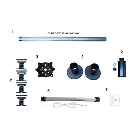 KIT AXE MOTORISÉ OCTO 60 RADIO