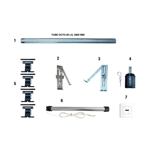 KIT AXE MOTORISÉ OCTO 60 RADIO