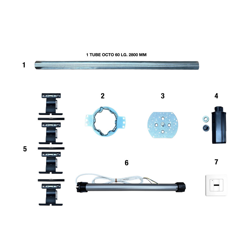 KIT AXE MOTORISÉ OCTO 60 RADIO