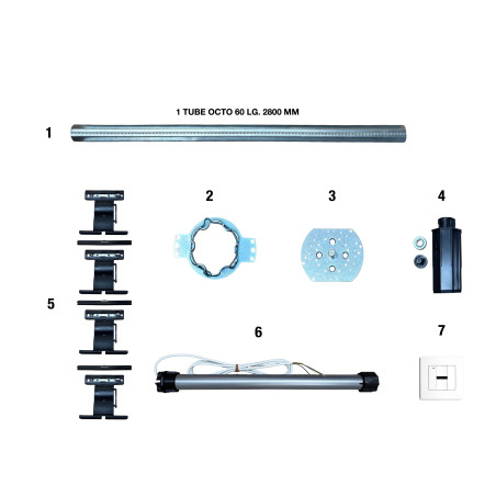 KIT AXE MOTORISÉ OCTO 60 RADIO