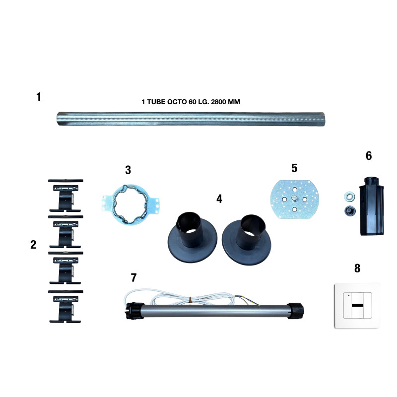 KIT AXE MOTORISÉ OCTO 60 RADIO