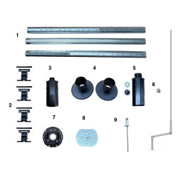 KIT AXE OCTO 60 TREUIL POUR...