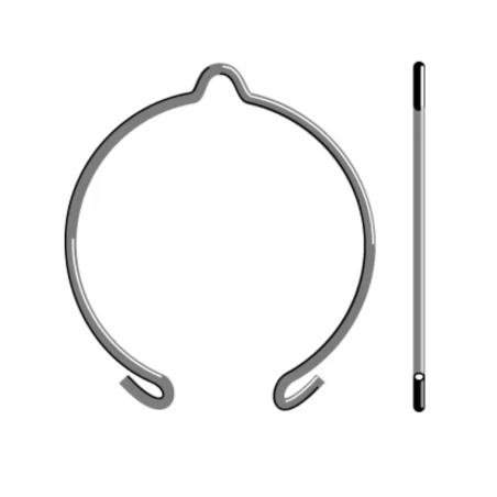 ANNEAU D'ARRÊT POUR SUPPORT DIAM. 50 ET 60