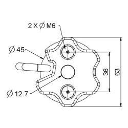 MOTEUR FILAIRE AUTO ECK Ø45 20/17